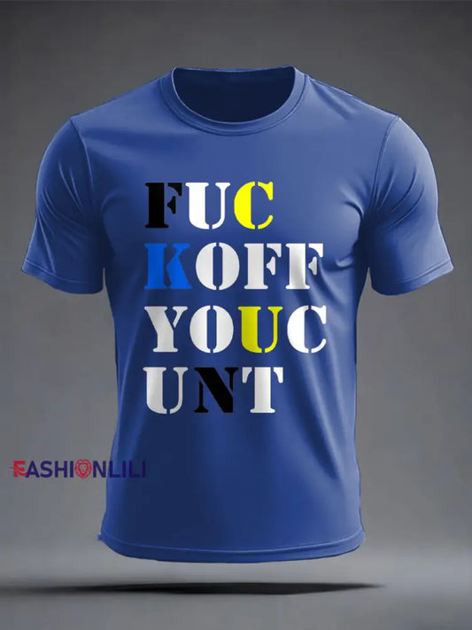 Men's Lemon Roses Music Lover Printed T-shirt