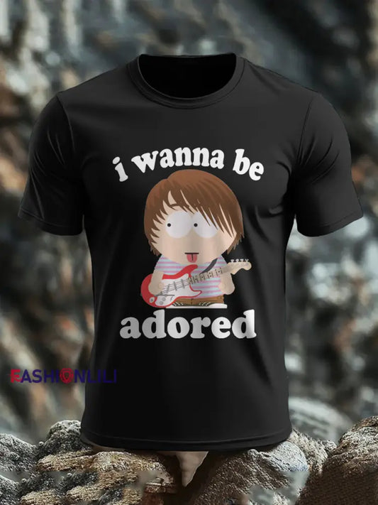 Men's Adored Roses Music Lover Printed Coat