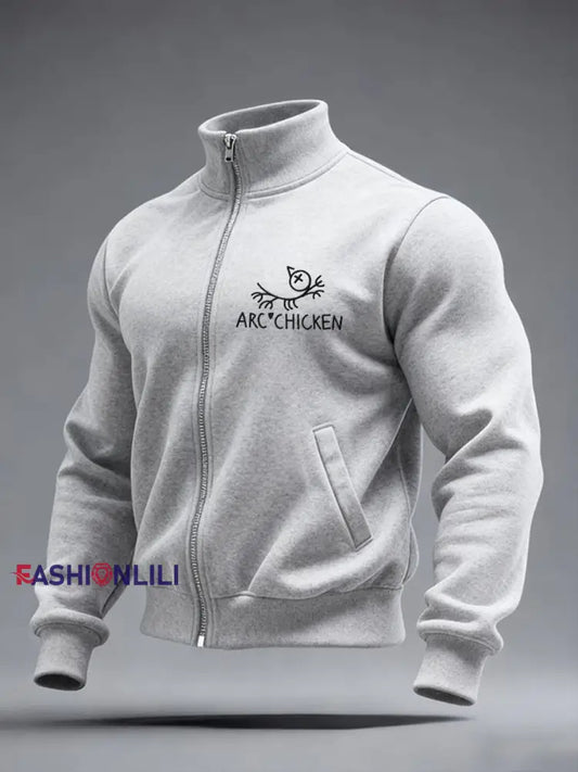 Men's Funny Arc'chicken Jacket