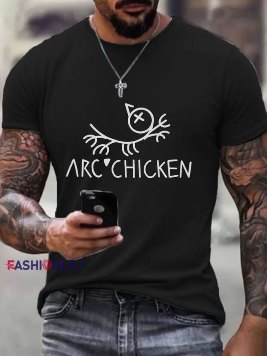 Men's Funny Arc'chicken T-Shirt