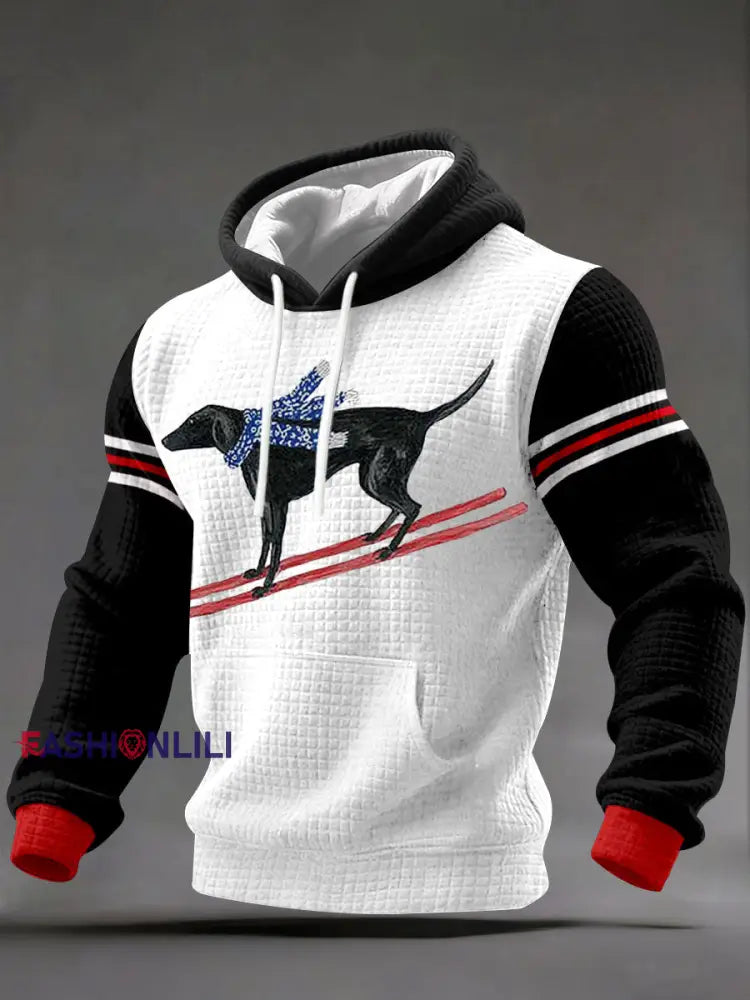 Men's Ski Dog Hoodies