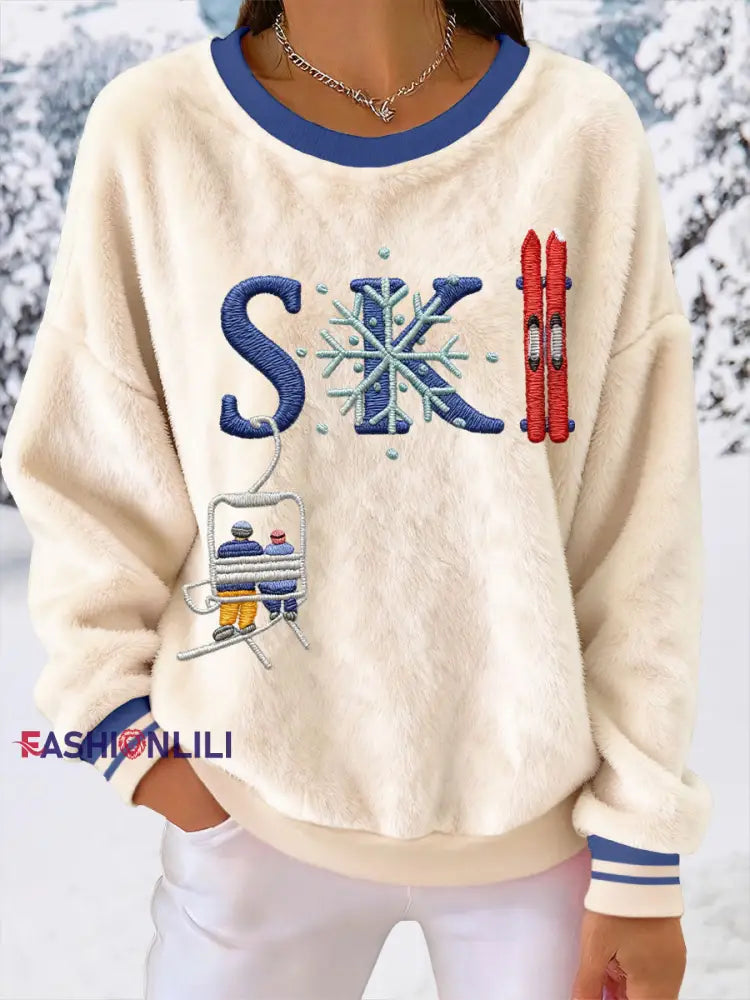 Women's Ski Fleece Sweatshirts